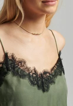 Superdry EYELASH - Top - Thyme -Superdry Shop 06e716fee9214367a2db581ecef665de