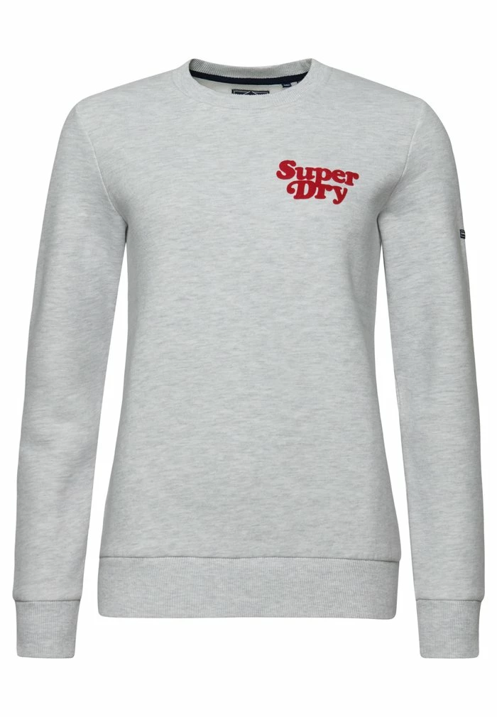 Superdry VINTAGE COOPER CLASSIC CREW - Sweatshirt - Ice Marl 4 Superdry VINTAGE COOPER CLASSIC CREW - Sweatshirt - Ice Marl - Image 4