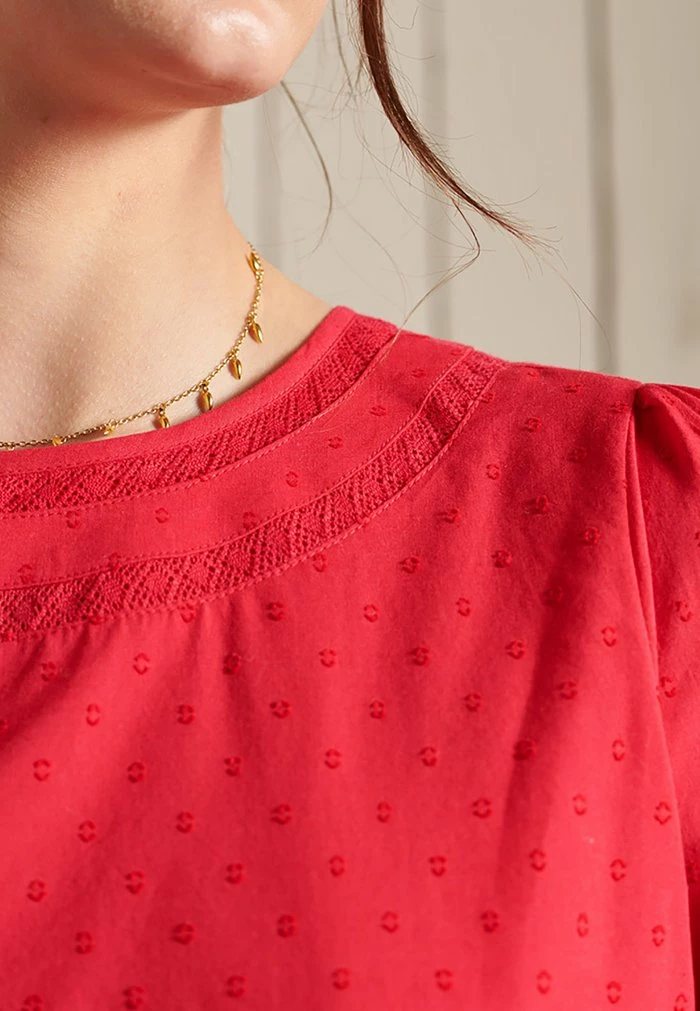 Superdry Day Dress - Campus Red 4 Superdry Day Dress - Campus Red - Image 4