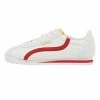 Superdry VEGAN RETRO TRACK RUNNER - Trainers - Ecru/red