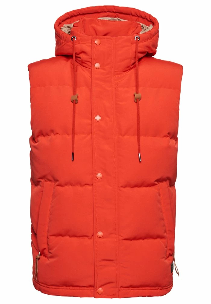 Superdry EVEREST - Waistcoat - Bold Orange 5 Superdry EVEREST - Waistcoat - Bold Orange - Image 5