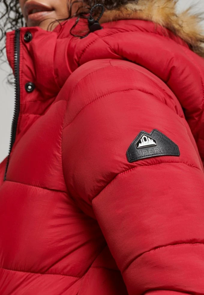 Superdry HOODED MID LAYER - Winter Jacket - Red 4 Superdry HOODED MID LAYER - Winter Jacket - Red - Image 4