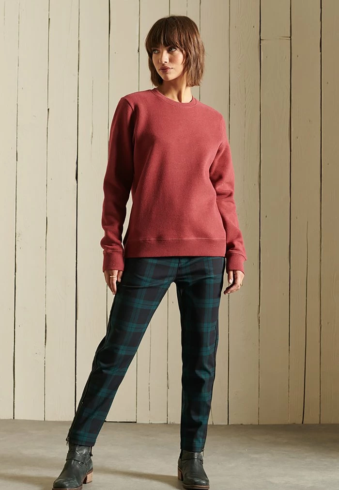 Superdry VINTAGE - Sweatshirt - Rhubarb Marl 1 Superdry VINTAGE - Sweatshirt - Rhubarb Marl