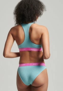 Superdry Bikini Bottoms - Venice Blue Marl