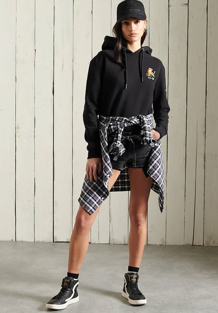 Superdry HOT - Denim Shorts - Wolcott Black Stone Destroy 1 Superdry HOT - Denim Shorts - Wolcott Black Stone Destroy