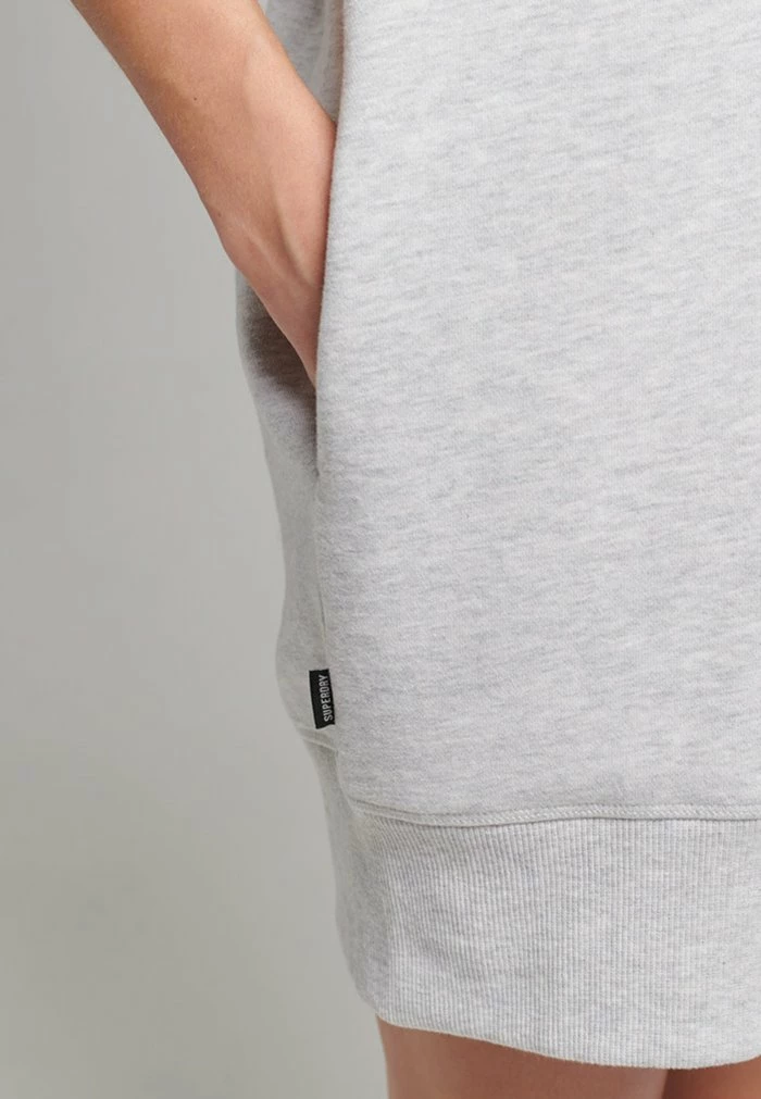 Superdry EMBROIDERED LOGO - Day Dress - Glacier Grey Marl 3 Superdry EMBROIDERED LOGO - Day Dress - Glacier Grey Marl - Image 3