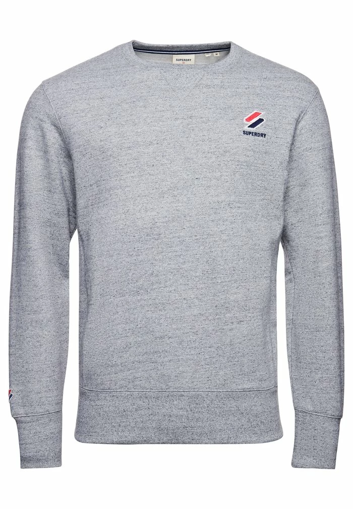 Superdry STYLE ESSENTIAL CREW NECK - Sweatshirt - Grey Slub Grindle 3 Superdry STYLE ESSENTIAL CREW NECK - Sweatshirt - Grey Slub Grindle - Image 3