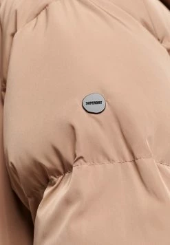 Superdry MAXI HOODED PUFFER - Winter Coat - Woodsmoke -Superdry Shop 098711f885ec415ab7b4d29d9170b391