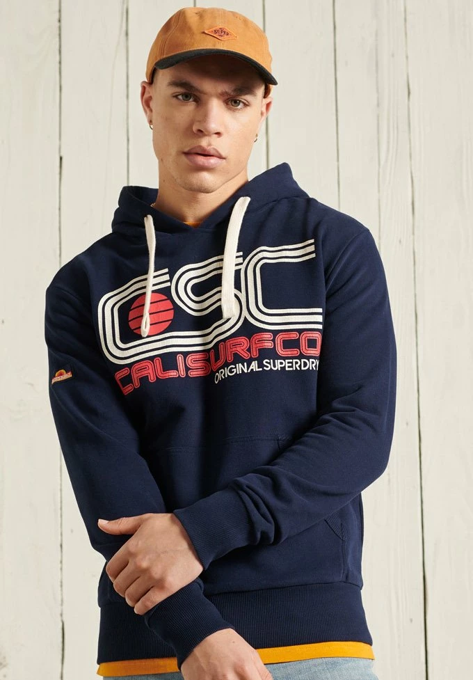 Superdry CALI SURF - Hoodie - Navy 1 Superdry CALI SURF - Hoodie - Navy
