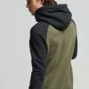 Superdry VINTAGE - Hoodie - Olive Marl Black