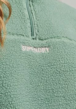 Superdry Fleece Jumper - Granite Green -Superdry Shop 09d7f3ea0b3a48f7a46c46982bb6c505