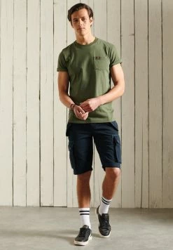 Superdry CORE HEAVY - Shorts - Navy