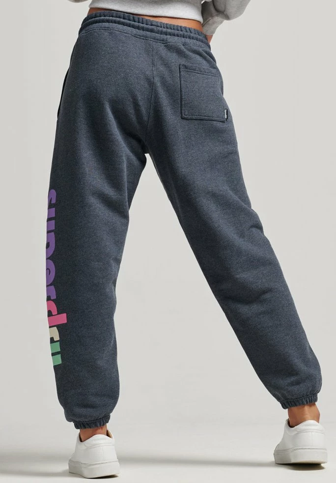 Superdry TERRAIN - Tracksuit Bottoms - Navy Marl Dark Grey 2 Superdry TERRAIN - Tracksuit Bottoms - Navy Marl Dark Grey - Image 2