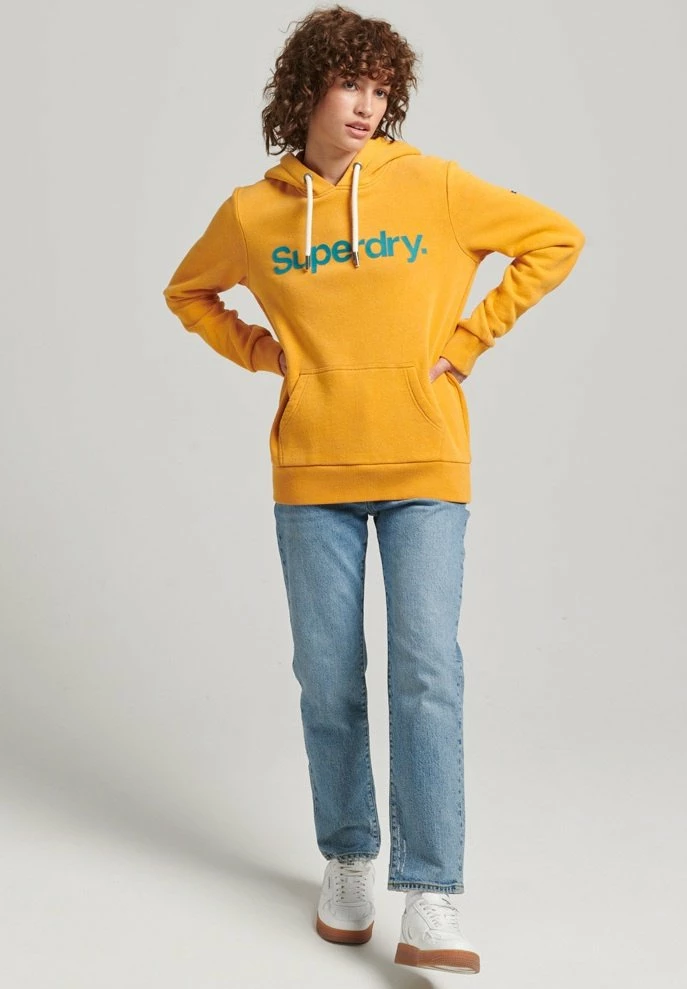 Superdry CORE LOGO - Hoodie - Thrift Gold 2 Superdry CORE LOGO - Hoodie - Thrift Gold - Image 2