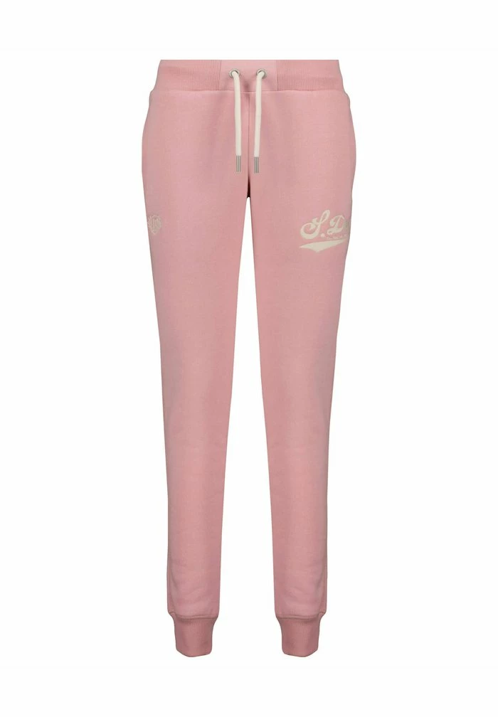 Superdry PRIDE IN - Tracksuit Bottoms - Rosa 1 Superdry PRIDE IN - Tracksuit Bottoms - Rosa