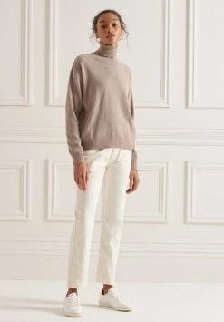 Superdry Jumper - Mid Caramel Marl