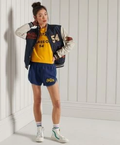 Superdry COLLEGIATE - Print T-shirt - Utah Gold