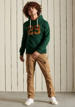 Superdry VINTAGE LOGO AMERICAN CLASSICS - Hoodie - Enamel Green -Superdry Shop 0b84867d27234ec4bafd99a6ddef212f
