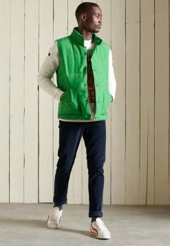 Superdry Waistcoat - Oregon Green