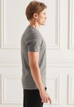 Superdry Basic T-shirt - Karst Black Mega Grit -Superdry Shop 0ba85ac36bc74fc48581c55614092ede