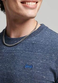 Superdry VINTAGE LOGO MICRO - Basic T-shirt - Creek Navy Heather -Superdry Shop 0bdd146caa8949969667b0ae34fb21c7