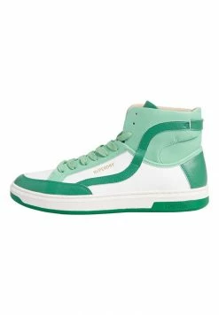 Superdry BASKET LUX - High-top Trainers - White/green