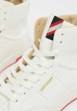 Superdry BASKET LUX - High-top Trainers - Off White -Superdry Shop 0c1e1d3719ef443eb9a5cb81f896faf8