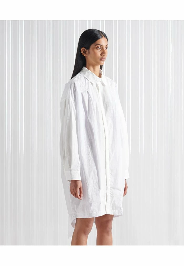 Superdry Shirt Dress - Optic 1 Superdry Shirt Dress - Optic