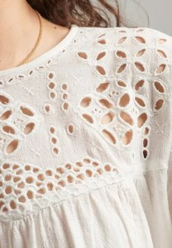 Superdry VINTAGE CUTWORK LONG SLEEVE - Blouse - Ecru -Superdry Shop 0c8fdba5b86443fd97de4e759541f3ad