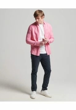 Superdry Shirt - Textured Pink