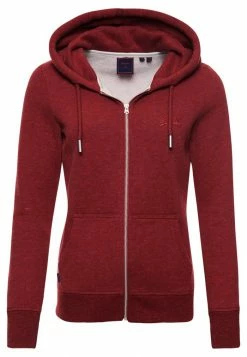 Superdry VINTAGE LOGO EMBROIDERED - Zip-up Sweatshirt - Rhubarb Marl -Superdry Shop 0cc3b5eaa854417ba6e480020d779f93