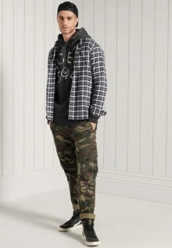 Superdry Hoodie - Black Grit