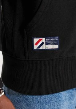 Superdry Zip-up Sweatshirt - Black -Superdry Shop 0cf87167ad5949d0aaeb88362eb42f7f