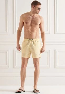 Superdry SD STUDIOS - Swimming Shorts - Pigment Yellow Stripe