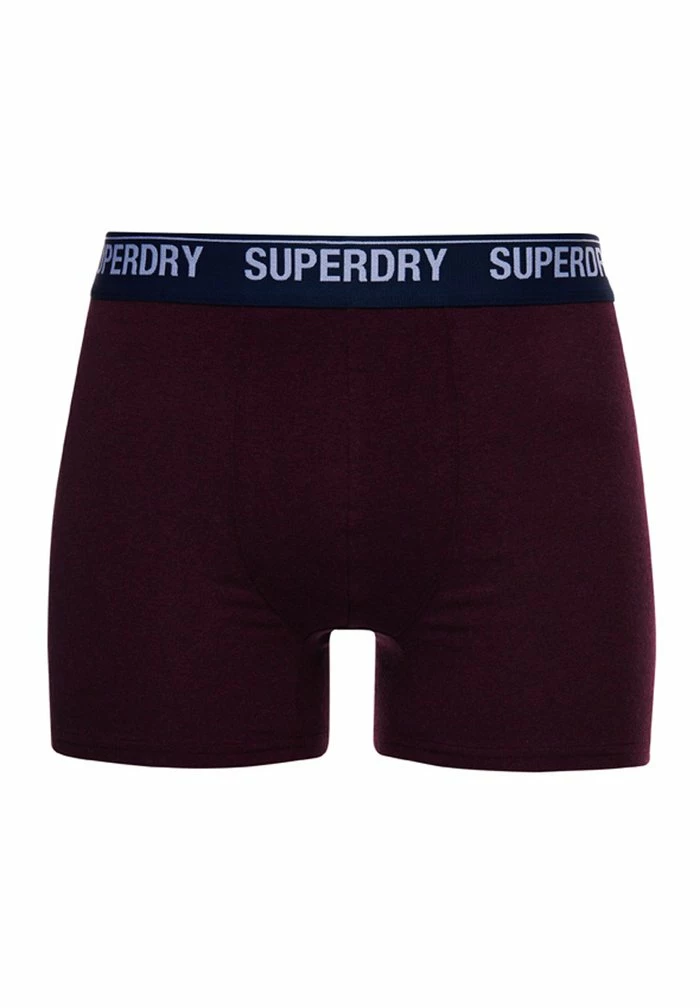 Superdry 2 PACK - Boxer Shorts - Burgundy/red 5 Superdry 2 PACK - Boxer Shorts - Burgundy/red - Image 5
