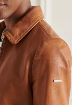 Superdry Leather Jacket - Tan -Superdry Shop 0d2e816672ed43cd91cea5c6f9de8bd8
