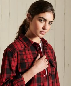 Superdry CHECK - Button-down Blouse - Red Check 7 Superdry CHECK - Button-down Blouse - Red Check -Superdry Shop 0d2eb61f2eb642edba60545c4ad1d39f