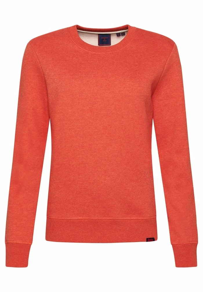 Superdry VINTAGE LOGO CREW - Sweatshirt - Bright Orange Marl 5 Superdry VINTAGE LOGO CREW - Sweatshirt - Bright Orange Marl - Image 5