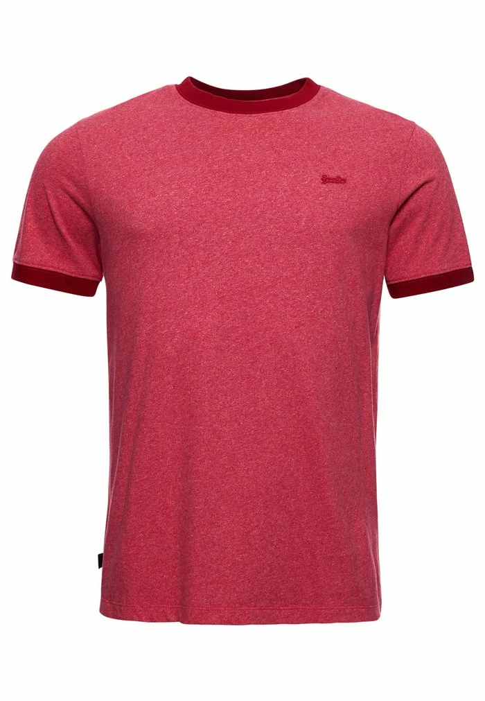 Superdry Basic T-shirt - Monroe Red Grit 5 Superdry Basic T-shirt - Monroe Red Grit - Image 5