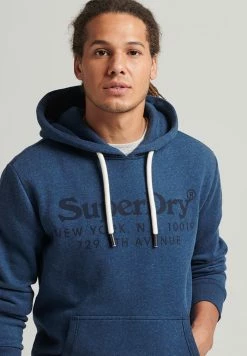 Superdry VINTAGE VENUE TONAL - Sweatshirt - Bright Blue Marl -Superdry Shop 0dc1de087e8f4fef9f876d9992f4d533