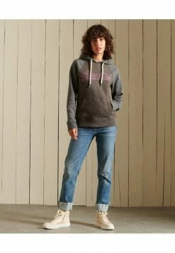 Superdry Hoodie - Vintage Black