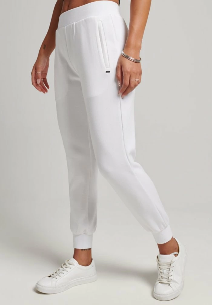 Superdry SOFT - Tracksuit Bottoms - Optic 1 Superdry SOFT - Tracksuit Bottoms - Optic