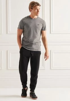 Superdry Basic T-shirt - Karst Black Mega Grit