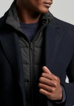 Superdry DETACHABLE LINING TOWN - Short Coat - Eclipse Navy -Superdry Shop 0ec095c23a8e41ae883fb63587e7cc5b