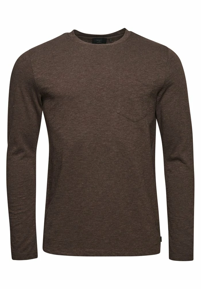 Superdry STUDIO - Long Sleeved Top - Coffee Marl 3 Superdry STUDIO - Long Sleeved Top - Coffee Marl - Image 3