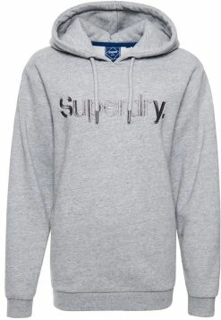 Superdry CORE LOGO SOURCE - Hoodie - Athletic Grey Marl -Superdry Shop 0f445a1aacdc43f78f0430dbbafcf718
