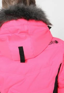 Superdry LUXE SNOW PUFFER - Ski Jacket - Luminous Pink Sheen -Superdry Shop 0f5113f8d9d84a25b35a38e667c046cc