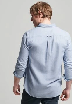 Superdry Shirt - Textured Blue