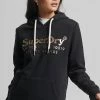 Superdry VENUE INTEREST - Hoodie - Black