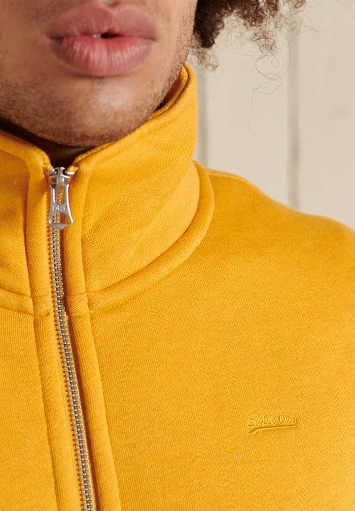 Superdry VINTAGE TRACK - Zip-up Sweatshirt - Turmeric Marl 2 Superdry VINTAGE TRACK - Zip-up Sweatshirt - Turmeric Marl - Image 2